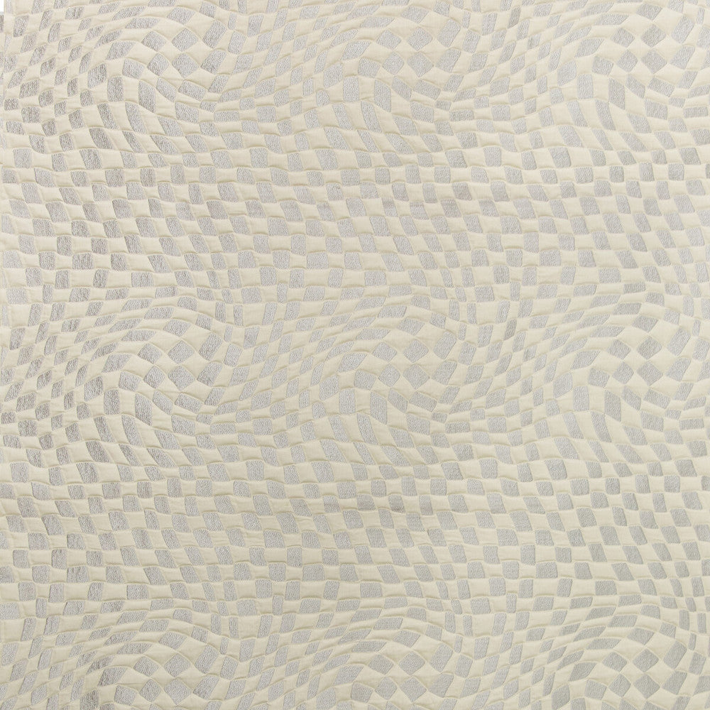 Ionic Salt/Silver by Groundworks Fabric KELLY WEARSTLER IV LINEN - 40%;RAYON - 26%;COTTON - 18%;NYLON - 10%;POLYESTER - 6% India MEDIUM Horizontal: 17.7 and Vertical: 23.61 53.1 - Fabric Carolina -