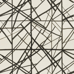 Channels Velvet Ebony/Ivory by Lee Jofa Modern Fabric