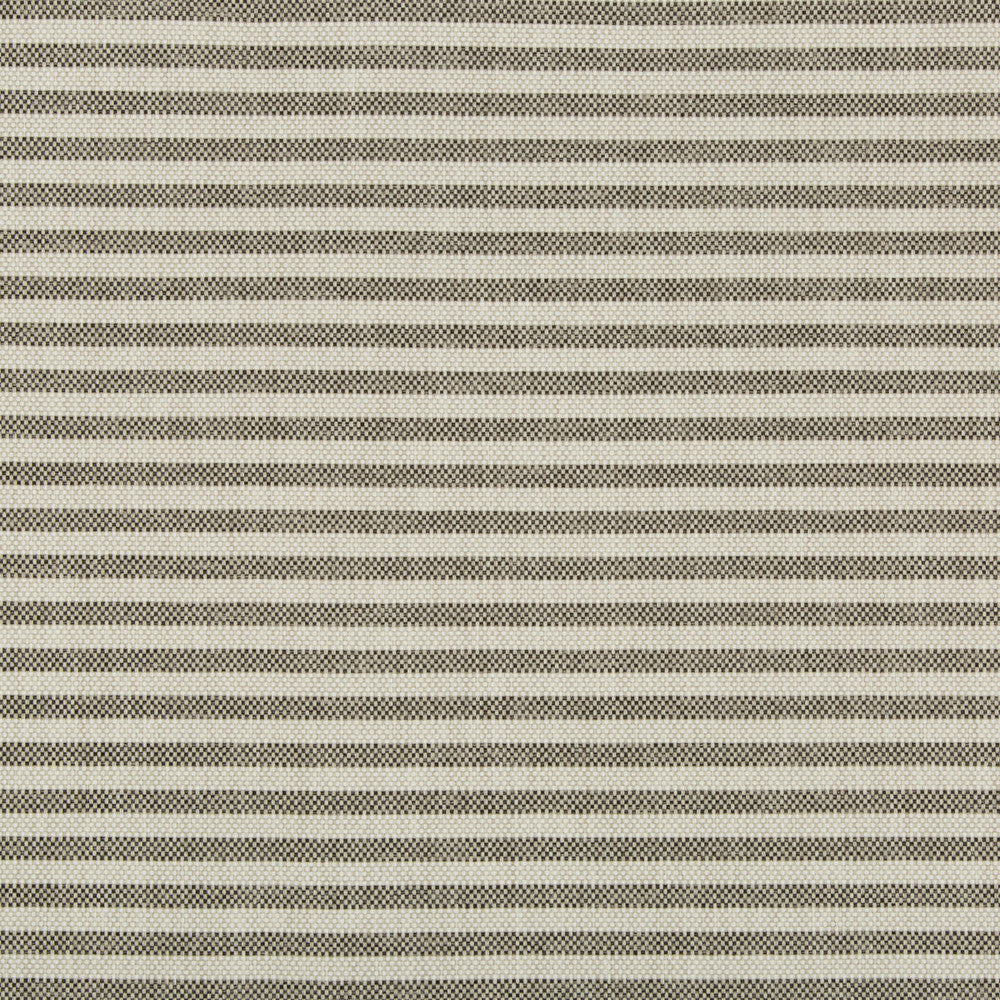 Rayas Stripe Soot by Groundworks Designer Fabric KW TERRA FIRMA II INDOOR OUTDOOR POLYPROPYLENE - 100% Belgium HEAVY Horizontal: 0 and Vertical: 0.71 60.24 - Swanky Fabrics -