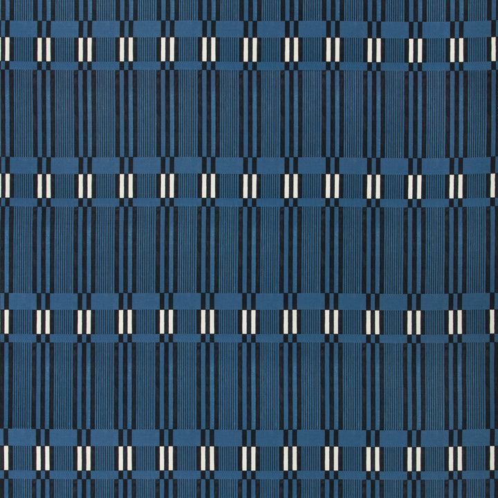 Bandeau Marine by Groundworks Fabric KW TERRA FIRMA II INDOOR OUTDOOR POLYESTER - 100% Italy HEAVY Horizontal: 9 and Vertical: 15.2 54 - Fabric Carolina -