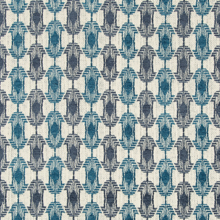 Quartz Weave Deep Sea by Groundworks Fabric GEMS COLLECTION VISCOSE - 65%;COTTON - 24%;LINEN - 8%;ACRYLIC - 3% Italy MEDIUM Horizontal: 2.28 and Vertical: 2.83 55.12 - Fabric Carolina -