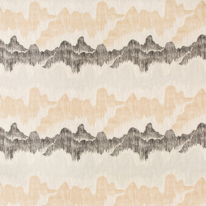 Cascadia Basalt by Groundworks Designer Fabric KELLY WEARSTLER V COTTON - 52%;LINEN - 48% Italy MEDIUM Horizontal: 18 and Vertical: 23.6 54 - Swanky Fabrics -