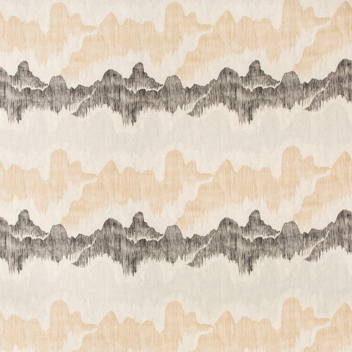 Cascadia Basalt by Groundworks Fabric KELLY WEARSTLER V COTTON - 52%;LINEN - 48% Italy MEDIUM Horizontal: 18 and Vertical: 23.6 54 - Fabric Carolina -