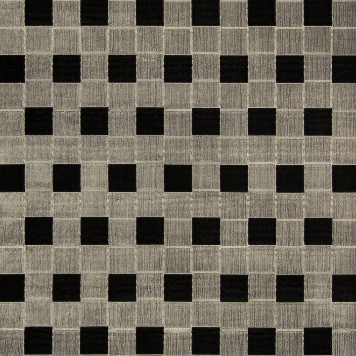 Truss Ebony by Groundworks Designer Fabric KELLY WEARSTLER V COTTON - 56%;RAYON - 23%;POLYESTER - 21% United States HEAVY Horizontal: 3 and Vertical: 6 49 - Swanky Fabrics -