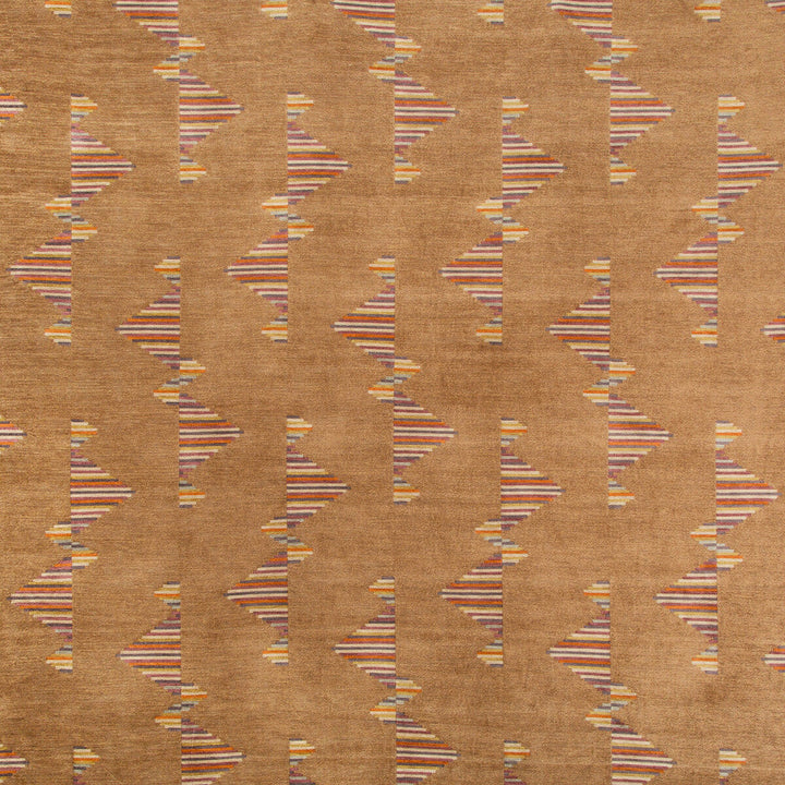 Arcade Copper by Groundworks Designer Fabric KELLY WEARSTLER V VISCOSE - 60%;COTTON - 40% Italy HEAVY Horizontal: 13.77 and Vertical: 20 55.12 - Swanky Fabrics -