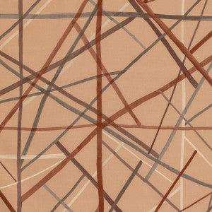 Simpatico Print Faded Terracotta by Lee Jofa Modern Fabric