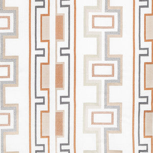 Tritone Embroidery Copper by Lee Jofa Modern Fabric