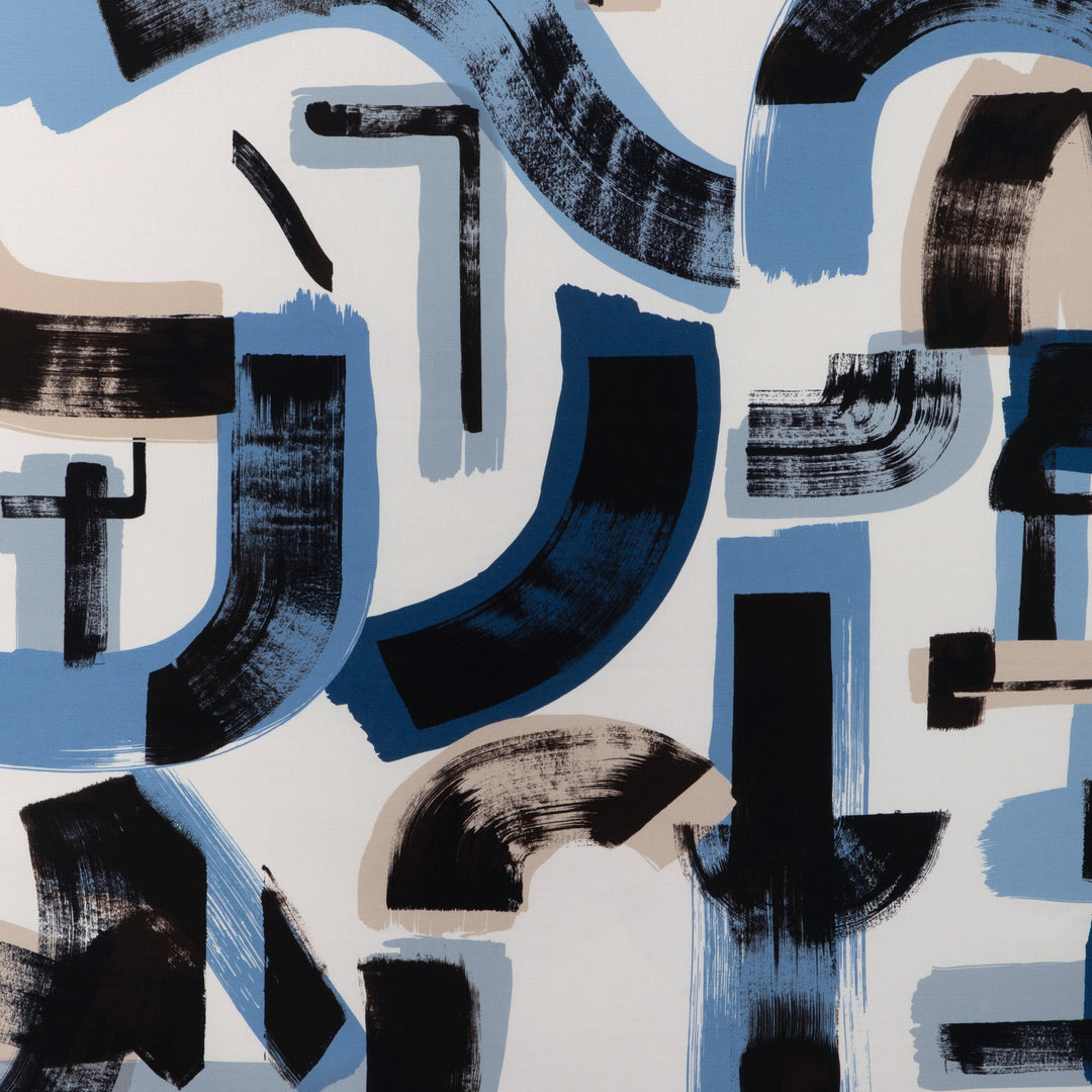 Bleecker Print - Capri/Navy By Lee Jofa Modern Fabric