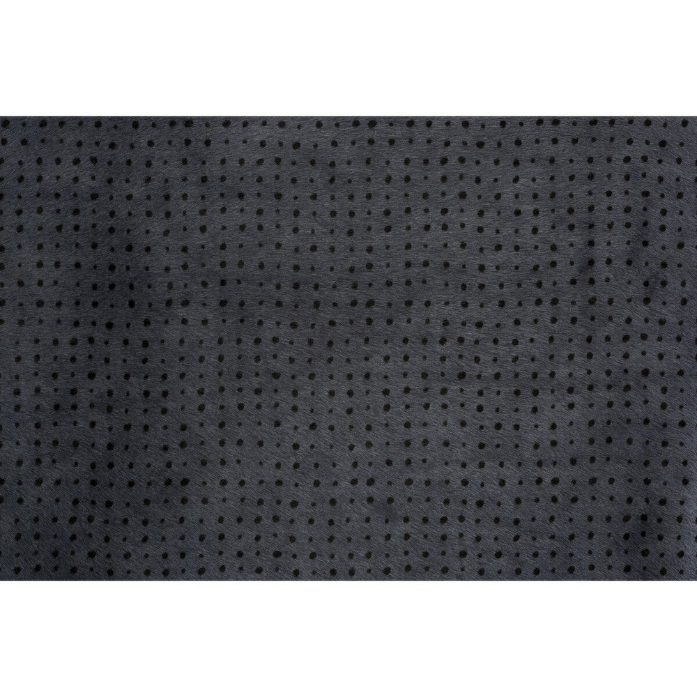 Dame Graphite/Ebony by Groundworks Fabric KELLY WEARSTLER LEATHER COLLECTION LEATHER - 100% Italy LIGHT Horizontal: 4.75 and Vertical: 4.5 31.5 - Fabric Carolina -