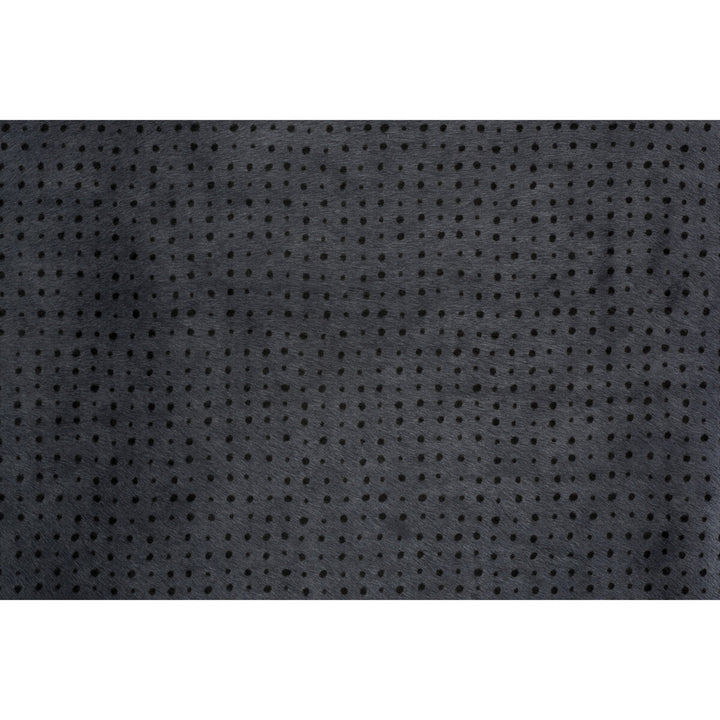 Dame Graphite/Ebony by Groundworks Fabric KELLY WEARSTLER LEATHER COLLECTION LEATHER - 100% Italy LIGHT Horizontal: 4.75 and Vertical: 4.5 31.5 - Fabric Carolina -