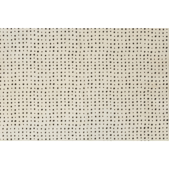 Dame Ivory/Ebony by Groundworks Fabric KELLY WEARSTLER LEATHER COLLECTION LEATHER - 100% Italy LIGHT Horizontal: 4.75 and Vertical: 4.5 31.5 - Fabric Carolina -