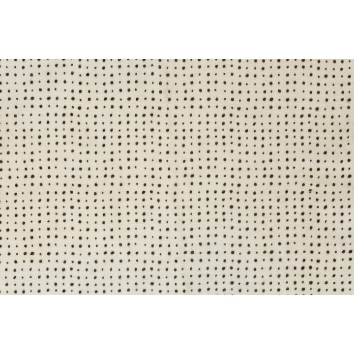 Dame Ivory/Ebony by Groundworks Designer Fabric KELLY WEARSTLER LEATHER COLLECTION LEATHER - 100% Italy LIGHT Horizontal: 4.75 and Vertical: 4.5 31.5 - Swanky Fabrics -