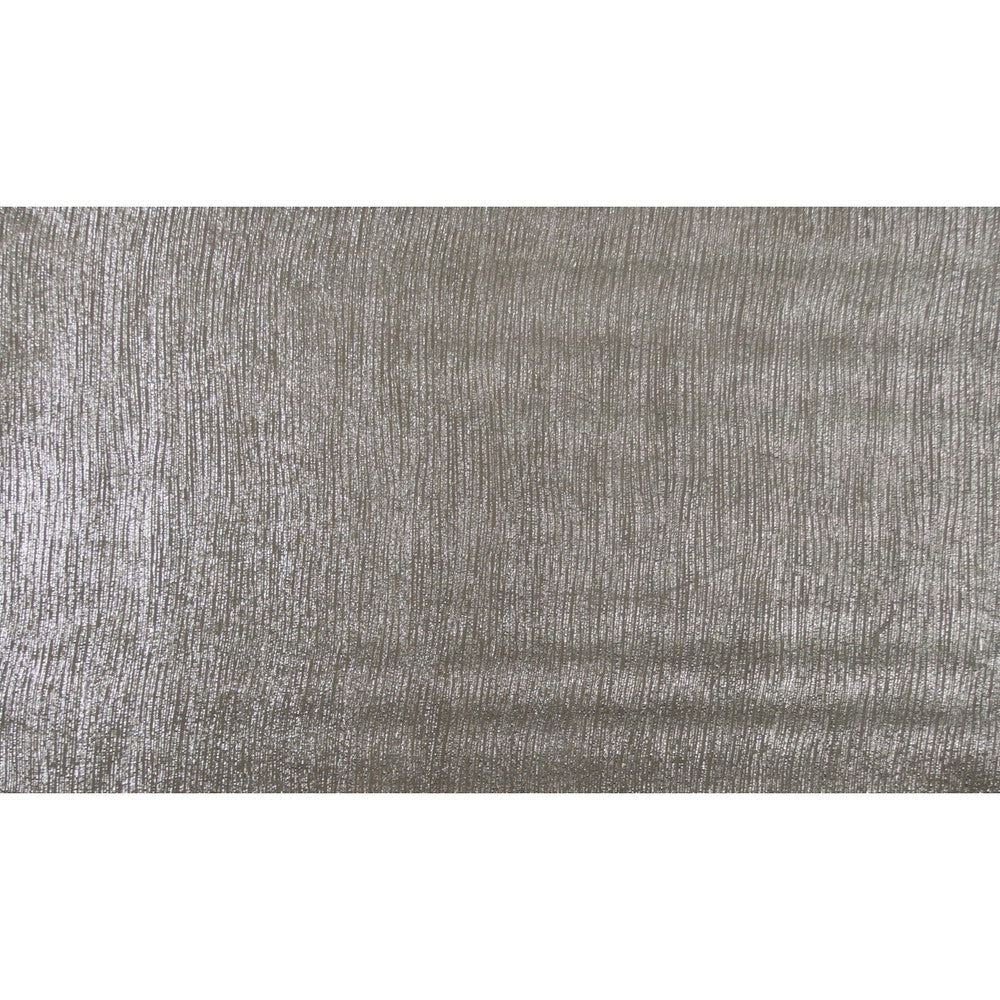 Glitterati Silver by Groundworks Fabric KELLY WEARSTLER LEATHER COLLECTION LEATHER - 100% United States Horizontal: 10.5 and Vertical: 6.5 - Fabric Carolina -