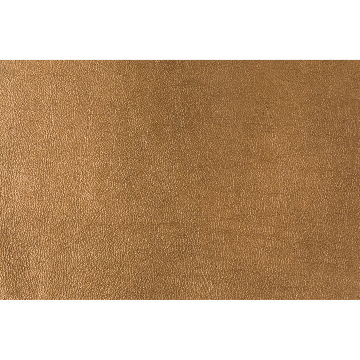 Trophy Copper by Groundworks Designer Fabric KELLY WEARSTLER LEATHER COLLECTION LEATHER - 100% Brazil MEDIUM Horizontal: and Vertical: - Swanky Fabrics -