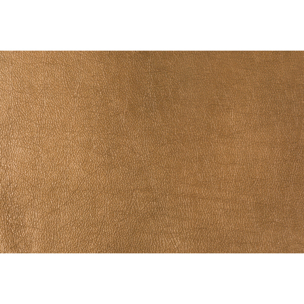 Trophy Copper by Groundworks Fabric KELLY WEARSTLER LEATHER COLLECTION LEATHER - 100% Brazil MEDIUM Horizontal: and Vertical: - Fabric Carolina -