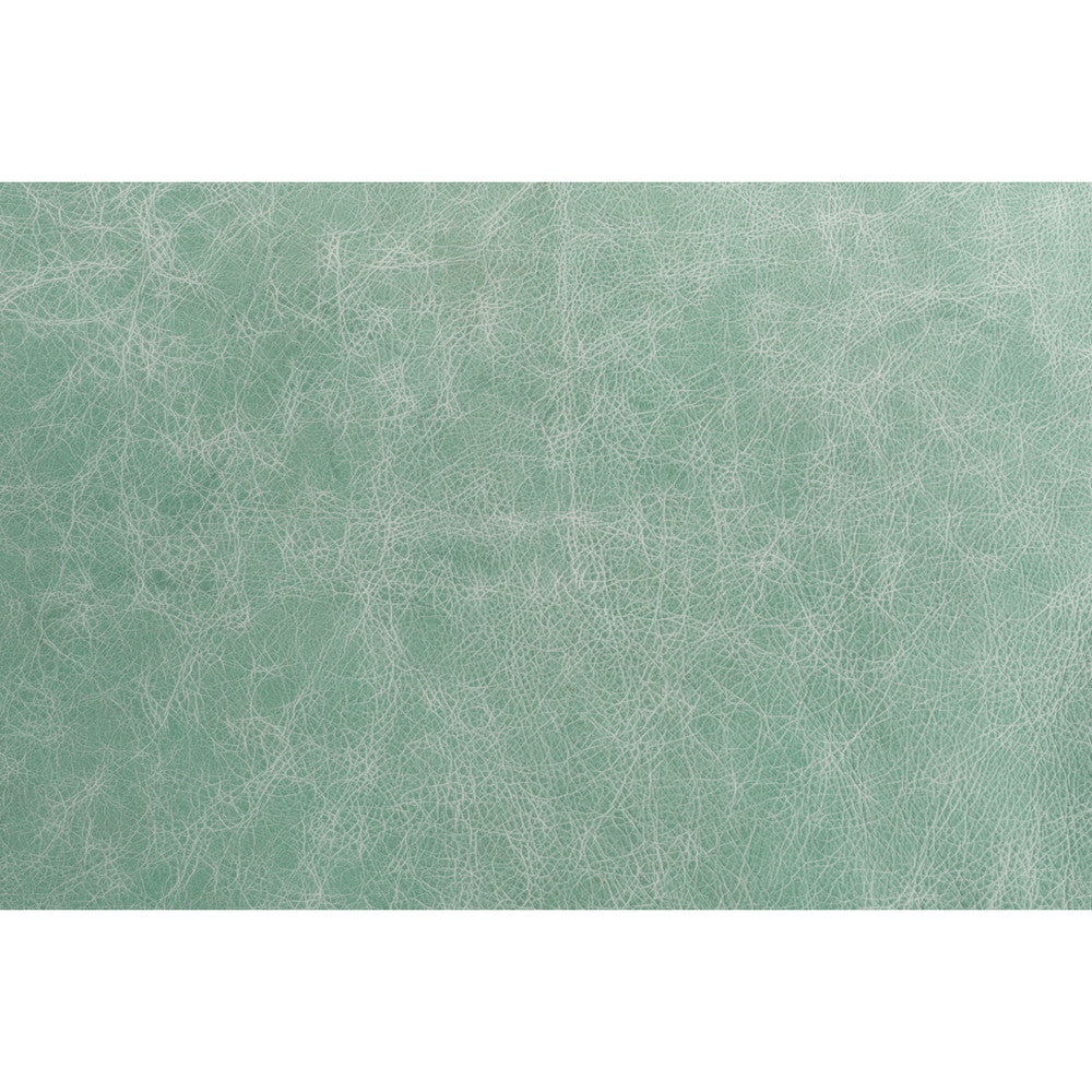 Notorious Mint by Groundworks Fabric KELLY WEARSTLER LEATHER COLLECTION LEATHER - 100% United States MEDIUM Horizontal: and Vertical: - Fabric Carolina -