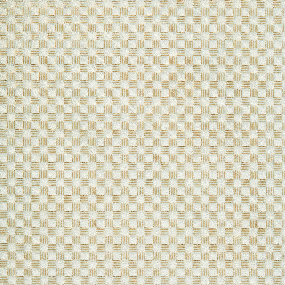 Delux Blonde/Gold by Groundworks Fabric KELLY WEARSTLER LEATHER II LEATHER - 100% Italy - Horizontal: 0.31 and Vertical: 0.31 31.49 - Fabric Carolina -