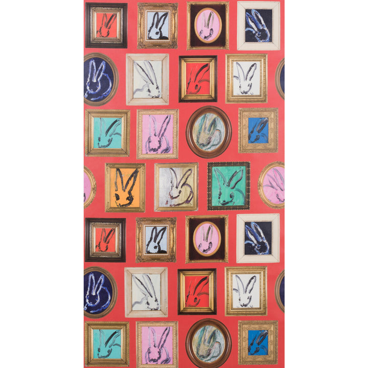 Bunny Wall Small Red by Lee Jofa Modern Wallcovering Lee Jofa Modern Wallcovering Bunny Wall Small RedWallcovering HUNT SLONEM FOR GROUNDWORKS PAPER - 100% United States </p><p>Repeat: H: 27, V: 28.75 27 - Fabric Carolina -