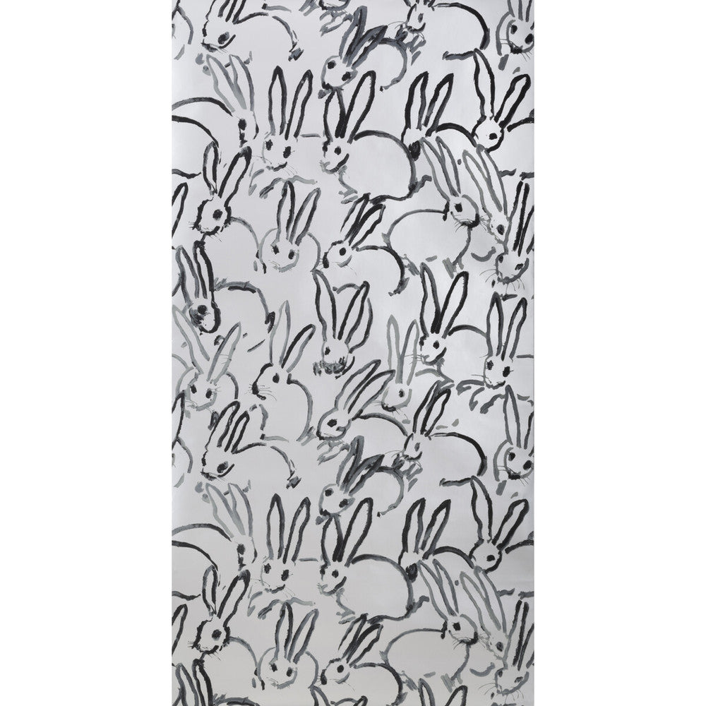 Hutch Silver by Groundworks Wallcovering HUNT SLONEM FOR GROUNDWORKS PAPER - 100% United States Horizontal: 27 and Vertical: 31.75 27 - Fabric Carolina -