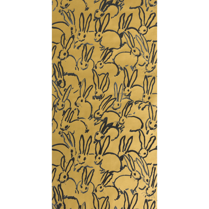 Hutch Gold by Groundworks Wallcovering HUNT SLONEM FOR GROUNDWORKS PAPER - 100% United States - Horizontal: 27 and Vertical: 31.75 27 - Fabric Carolina -