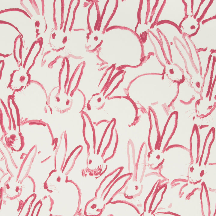Hutch Ivory/Pink by Groundworks Wallcovering HUNT SLONEM II PAPER - 100% United States Horizontal: 27 and Vertical: 31.75 27 - Fabric Carolina -