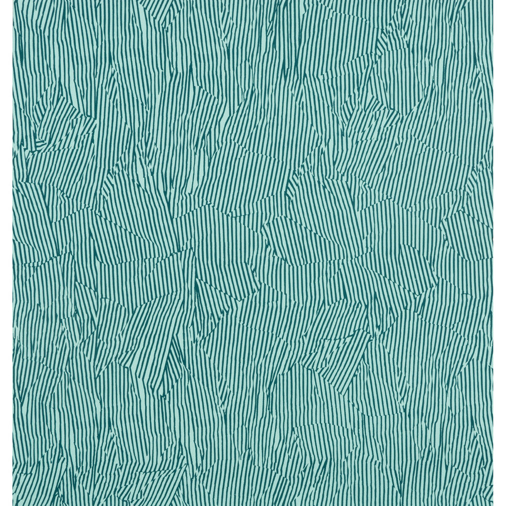Avant Sky/Teal by Groundworks Wallcovering KELLY WEARSTLER WALLPAPERS II PAPER - 100% United States Horizontal: 27 and Vertical: 27 27 - Fabric Carolina -