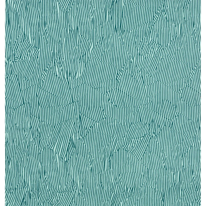 Avant Sky/Teal by Groundworks Wallcovering KELLY WEARSTLER WALLPAPERS II PAPER - 100% United States Horizontal: 27 and Vertical: 27 27 - Fabric Carolina -
