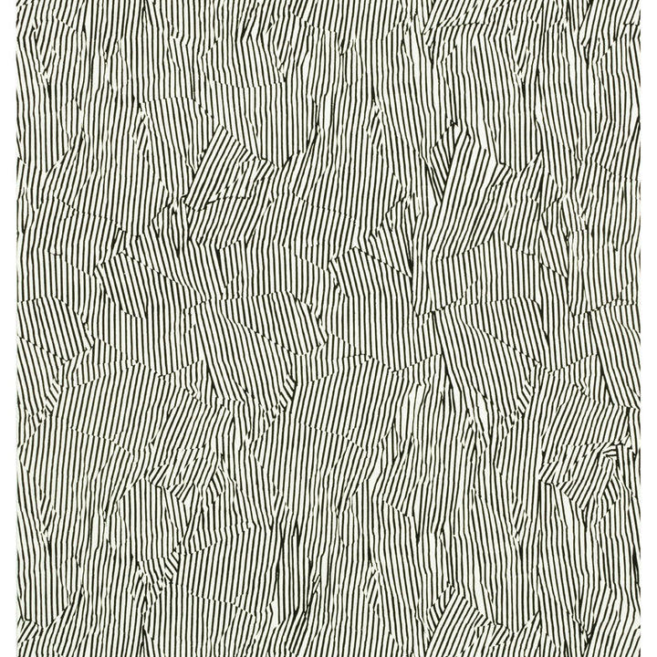 Avant Ivory/Black by Groundworks Wallcovering KELLY WEARSTLER WALLPAPERS II PAPER - 100% United States Horizontal: 27 and Vertical: 27 27 - Fabric Carolina -