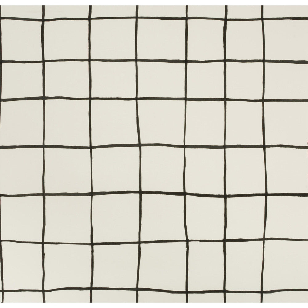 Coquette Ivory/Black by Groundworks Wallcovering KELLY WEARSTLER WALLPAPERS II PAPER - 100% United States Horizontal: 27 and Vertical: 27 27 - Fabric Carolina -