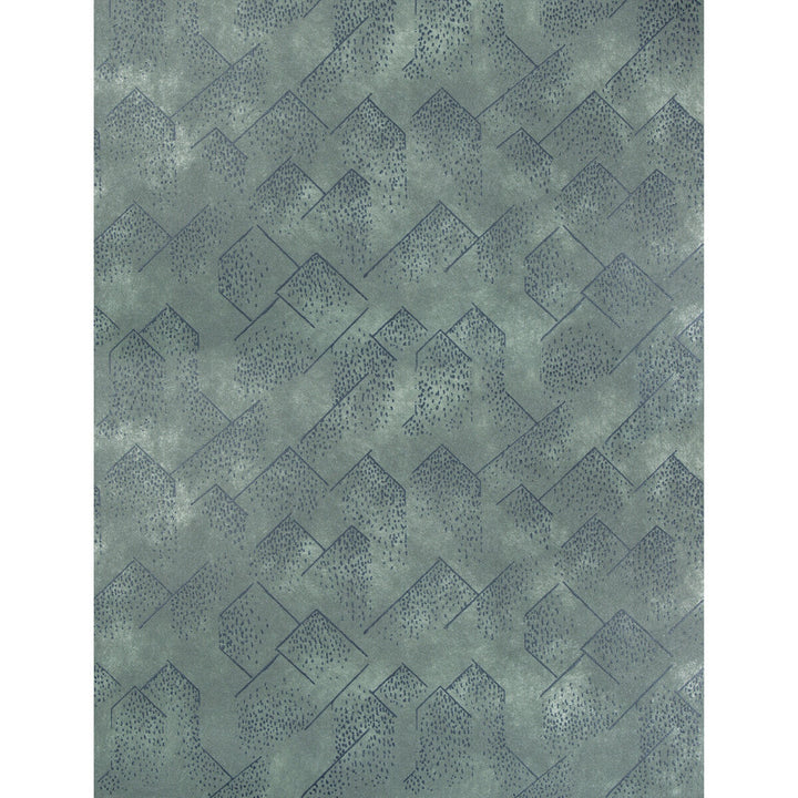 Brink Paper Navy/Slate by Groundworks Wallcovering KELLY WEARSTLER WALLPAPERS III CELLULOSE - 100% United States - Horizontal: 27 and Vertical: 32.5 27 - Fabric Carolina -