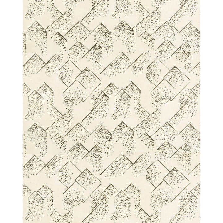 Brink Paper Cream/Onyx by Groundworks Wallcovering KELLY WEARSTLER WALLPAPERS III CELLULOSE - 100% United States - Horizontal: 27 and Vertical: 32.5 27 - Fabric Carolina -
