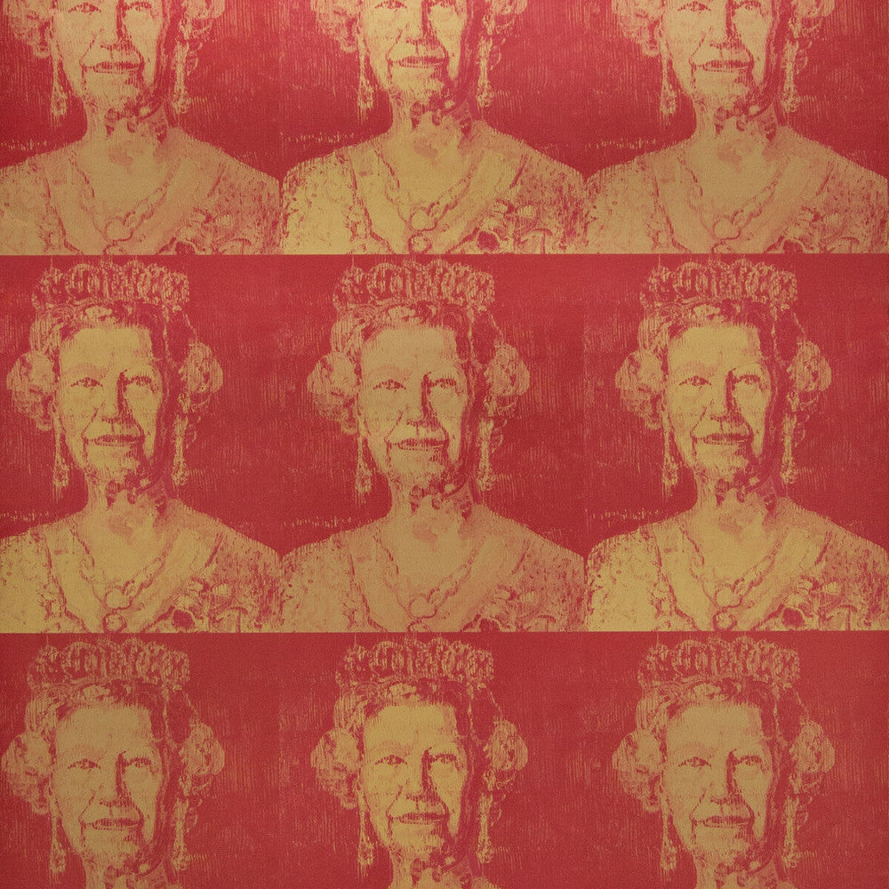 Hm Gilt Red/Gold by Groundworks Wallcovering HUNT SLONEM II WOOD PULP - 43%;BINDER - 20%;MINERAL FILLERS - 20%;POLYESTER - 15%;CHINA - 2% United Kingdom - Horizontal: 18 and Vertical: 22.83 27.5 - Fabric Carolina -