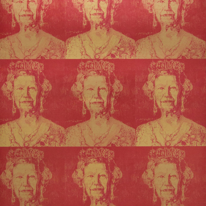 Hm Gilt Red/Gold by Groundworks Wallcovering HUNT SLONEM II WOOD PULP - 43%;BINDER - 20%;MINERAL FILLERS - 20%;POLYESTER - 15%;CHINA - 2% United Kingdom - Horizontal: 18 and Vertical: 22.83 27.5 - Fabric Carolina -