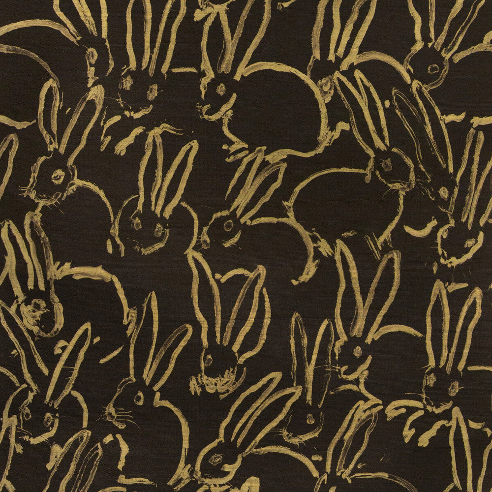 Hula Black by Groundworks Wallcovering HUNT SLONEM II SISAL - 90%;COTTON - 10% United States - Horizontal: 34 and Vertical: 40 34 - Fabric Carolina -