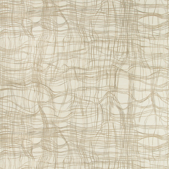 Entangle Paper Almond by Groundworks Designer Wallcovering KELLY WEARSTLER WALLPAPERS IV JUTE - 90%;COTTON - 10% Italy - Horizontal: 34.25 and Vertical: 24.41 34.25 - Swanky Fabrics -