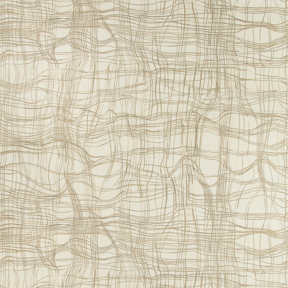 Entangle Paper Almond by Groundworks Wallcovering KELLY WEARSTLER WALLPAPERS IV JUTE - 90%;COTTON - 10% Italy Horizontal: 34.25 and Vertical: 24.41 34.25 - Fabric Carolina -