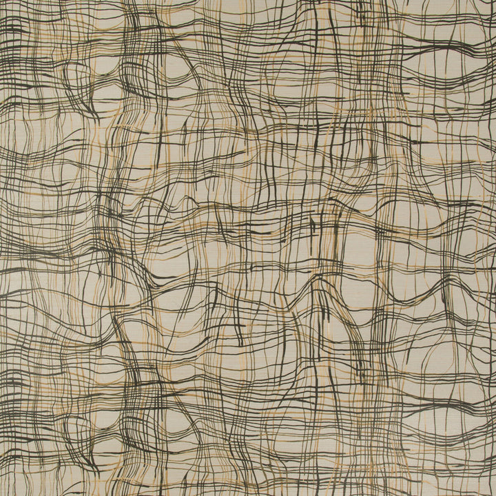 Entangle Paper Charred by Groundworks Wallcovering KELLY WEARSTLER WALLPAPERS IV JUTE - 90%;COTTON - 10% Italy - Horizontal: 34.25 and Vertical: 24.41 34.25 - Fabric Carolina -