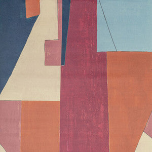 District Paper Claret by Lee Jofa Modern Wallcovering