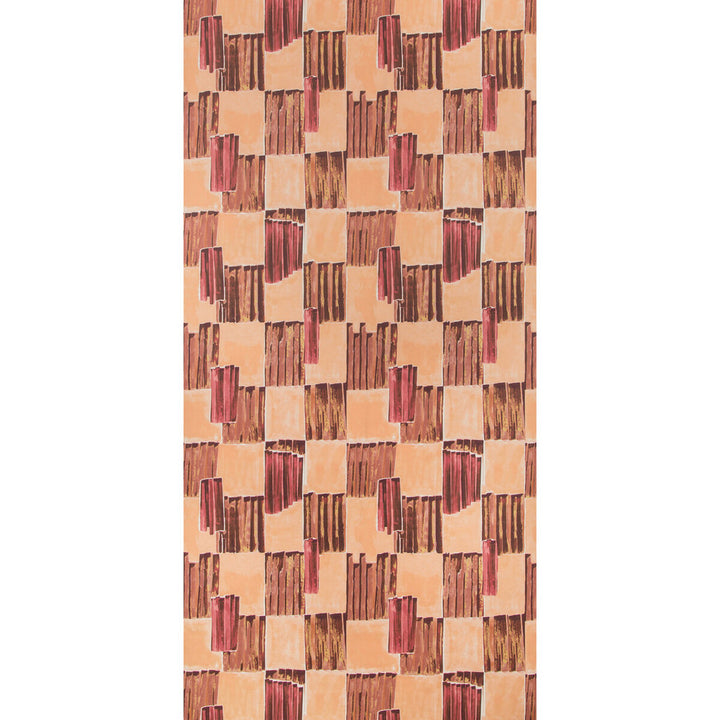 Lyre Paper Fiery by Groundworks Wallcovering KELLY WEARSTLER WALLPAPERS V CELLULOSE - 60%;POLYESTER - 24%;MINERAL FILLERS - 12%;BINDER - 4% Italy Horizontal: 26.77 and Vertical: 17.56 26.77 - Fabric Carolina -