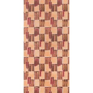 Lyre Paper Fiery by Lee Jofa Modern Wallcovering