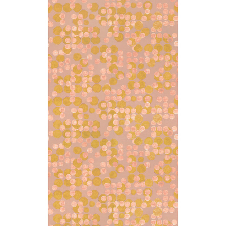 Hex Paper Aura by Groundworks Wallcovering KELLY WEARSTLER WALLPAPERS V LINEN - 80%;ACRYLIC - 20% Italy Horizontal: 34.25 and Vertical: 24.68 34.25 - Fabric Carolina -