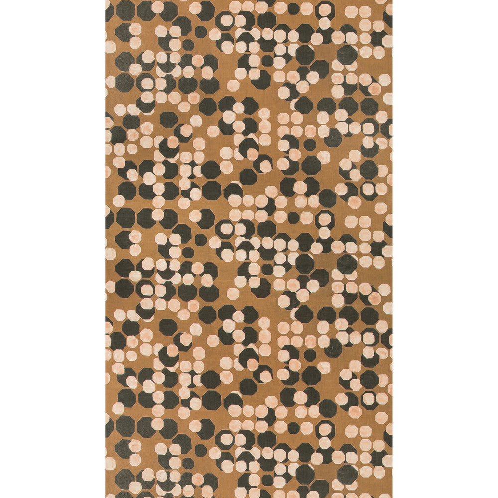 Hex Paper Coin by Groundworks Wallcovering KELLY WEARSTLER WALLPAPERS V LINEN - 80%;ACRYLIC - 20% Italy - Horizontal: 34.25 and Vertical: 24.68 34.25 - Fabric Carolina -