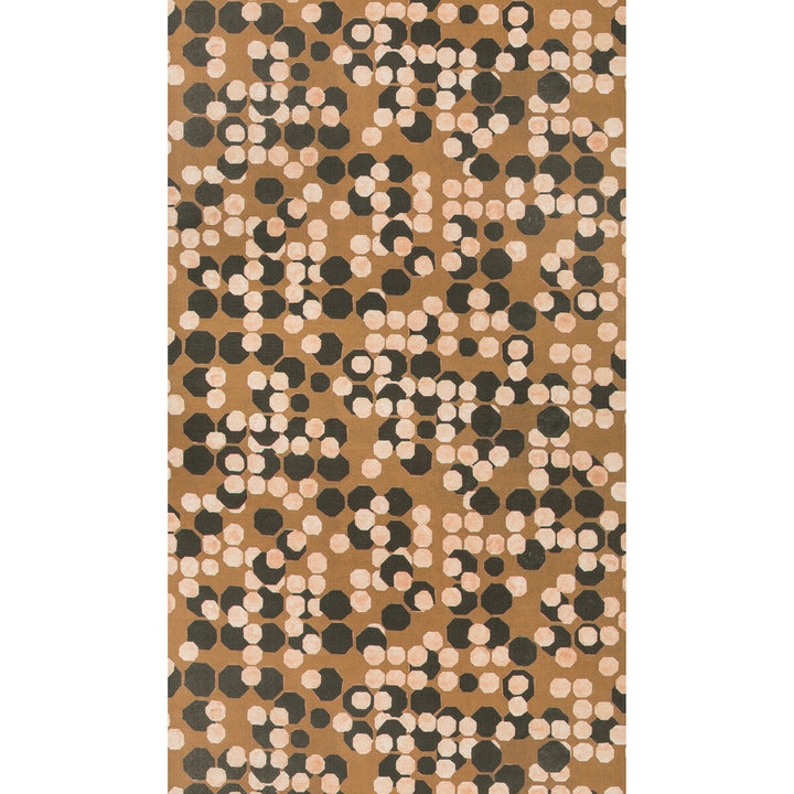 Hex Paper Coin by Groundworks Designer Wallcovering KELLY WEARSTLER WALLPAPERS V LINEN - 80%;ACRYLIC - 20% Italy - Horizontal: 34.25 and Vertical: 24.68 34.25 - Swanky Fabrics -