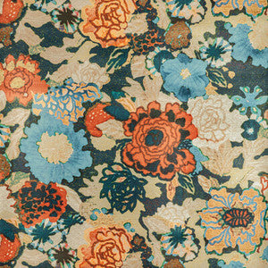 Arioso Paper Sea/Spice by Lee Jofa Modern Wallcovering