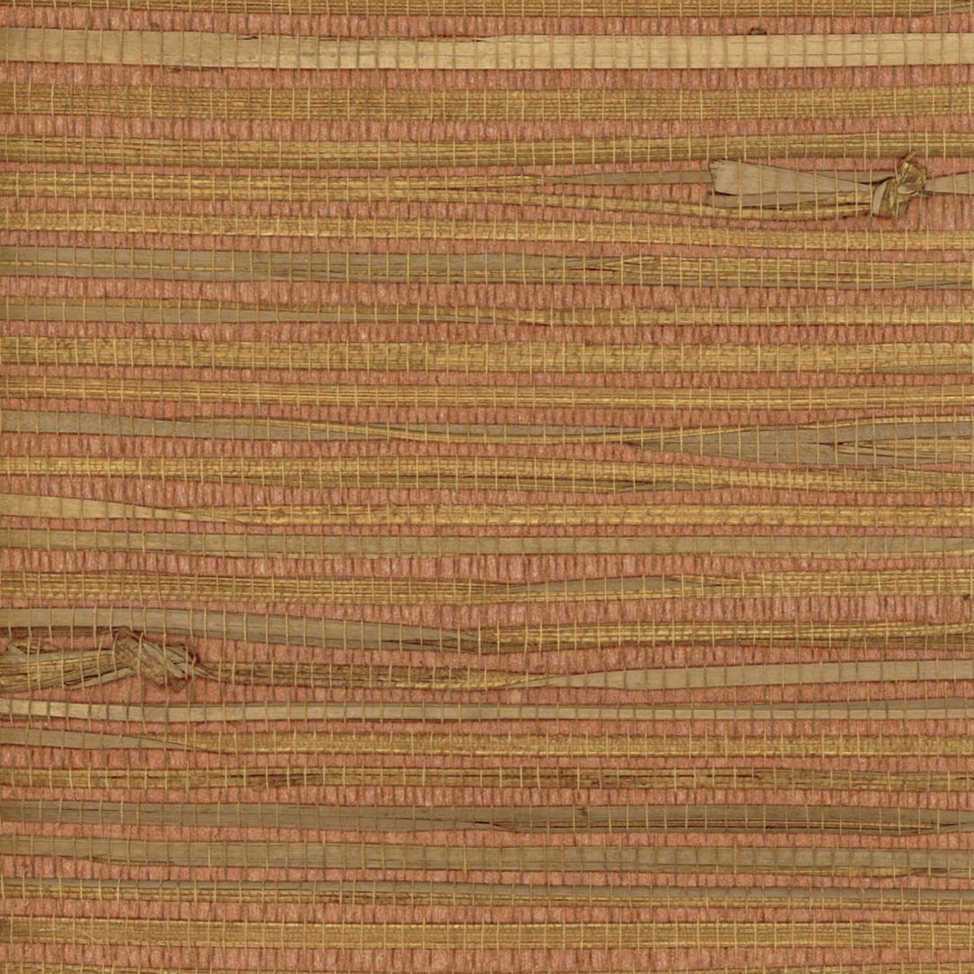 Cinnabar (Wp) # SL20 Orange by Maxwell Designer Wallpaper Grasscloth Wallcovering CATTAIL BACKING: 120g NON WOVEN CHINA 36" x 8YD - Swanky Fabrics -