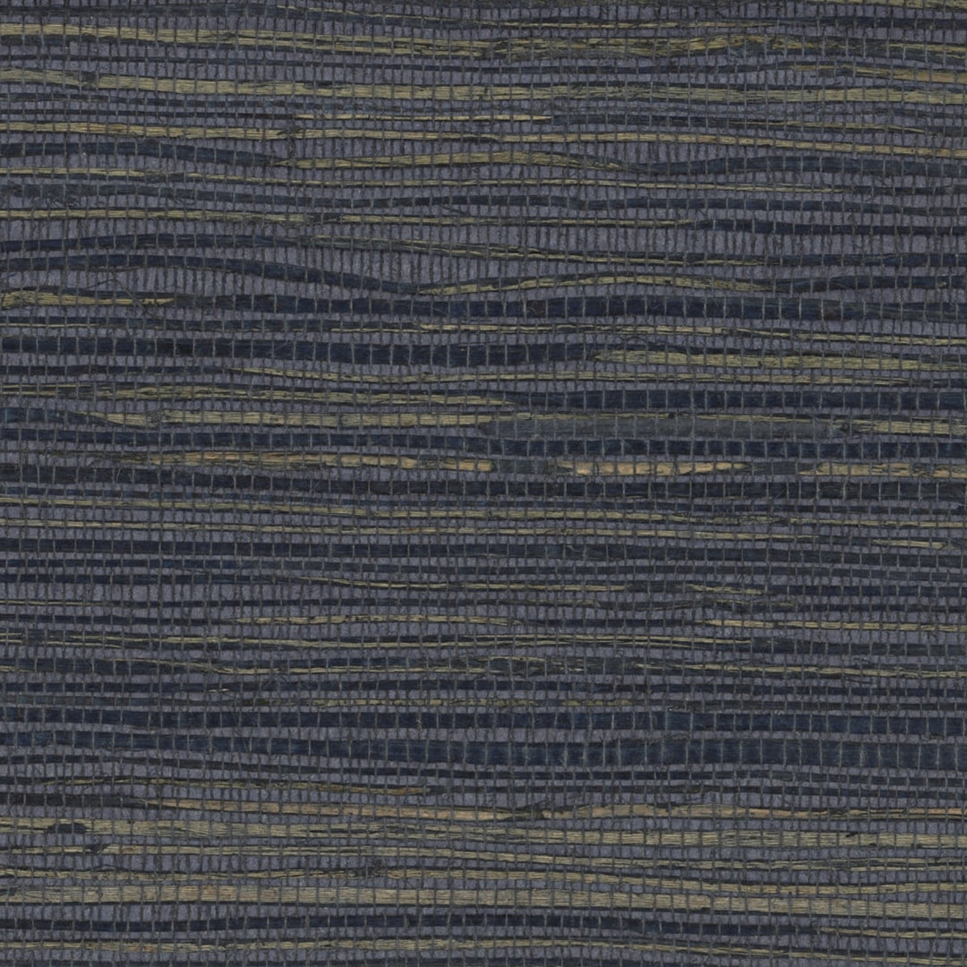 Moonstone (Wp) # SH18 Blue by Maxwell Designer Wallpaper Grasscloth Wallcovering GRASSROOT BACKING: 120g NON WOVEN CHINA 36" x 8YD - Swanky Fabrics -