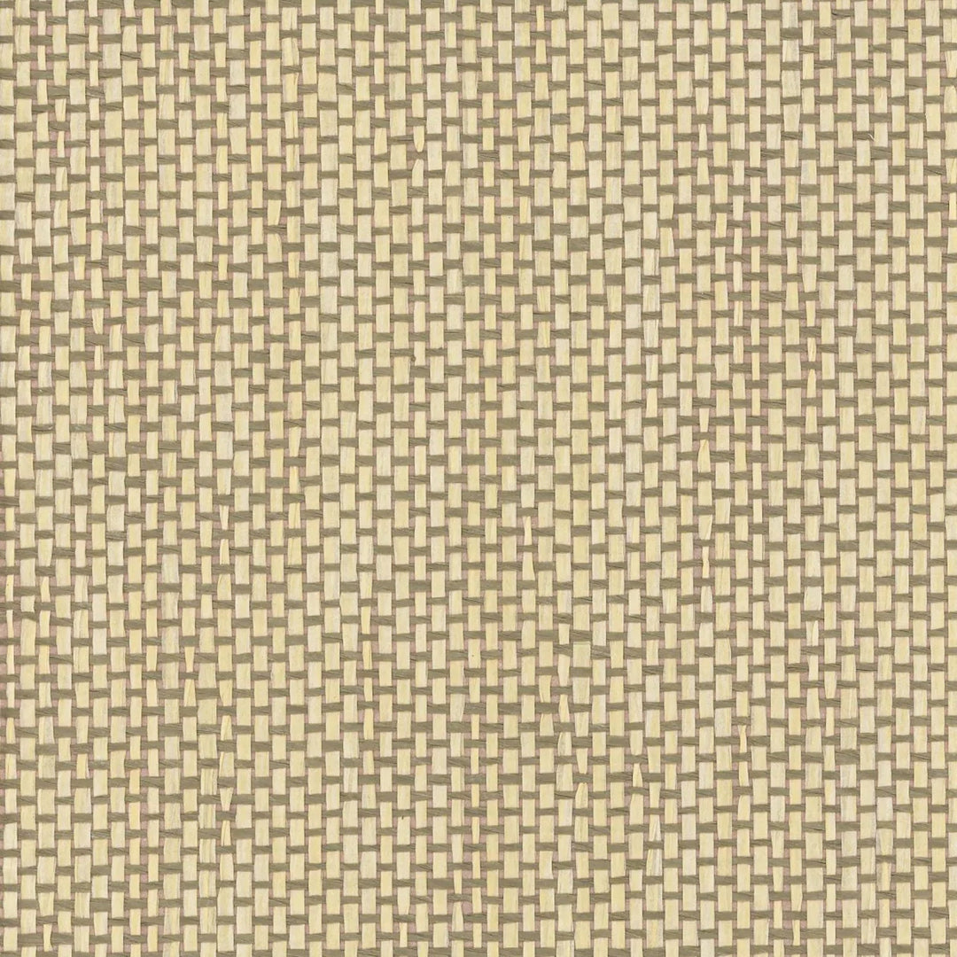 Yucca (Wp) # A64 Toast by Maxwell Designer Wallpaper Grasscloth Wallcovering INDONESIA GRASS BACKING: 120g NON WOVEN CHINA 36" x 8YD - Swanky Fabrics -
