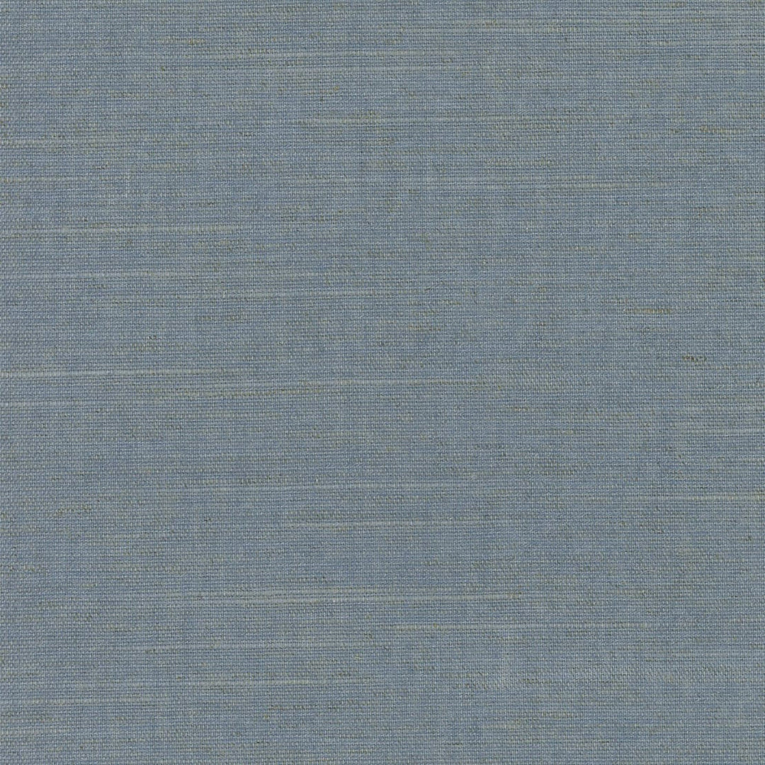 Lapis (Wp) # A89 Blue Jeans by Maxwell Designer Wallpaper Grasscloth Wallcovering TEXTURED LINEN BACKING: 120g NON WOVEN CHINA 36" x 8YD - Swanky Fabrics -