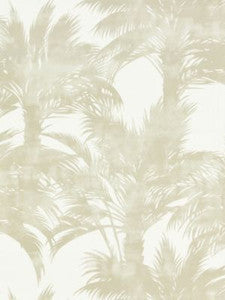 Scalamandre Fabric Palm Print Sand