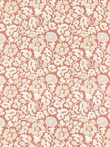 Scalamandre Fabric Maiden Floral Terracotta